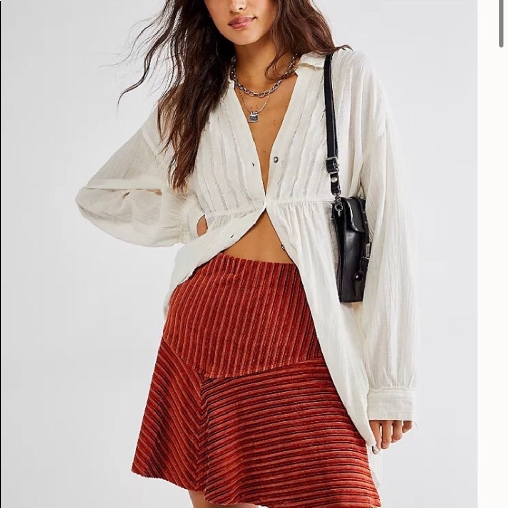 NWOT Free People mini skirt - Picture 2 of 3